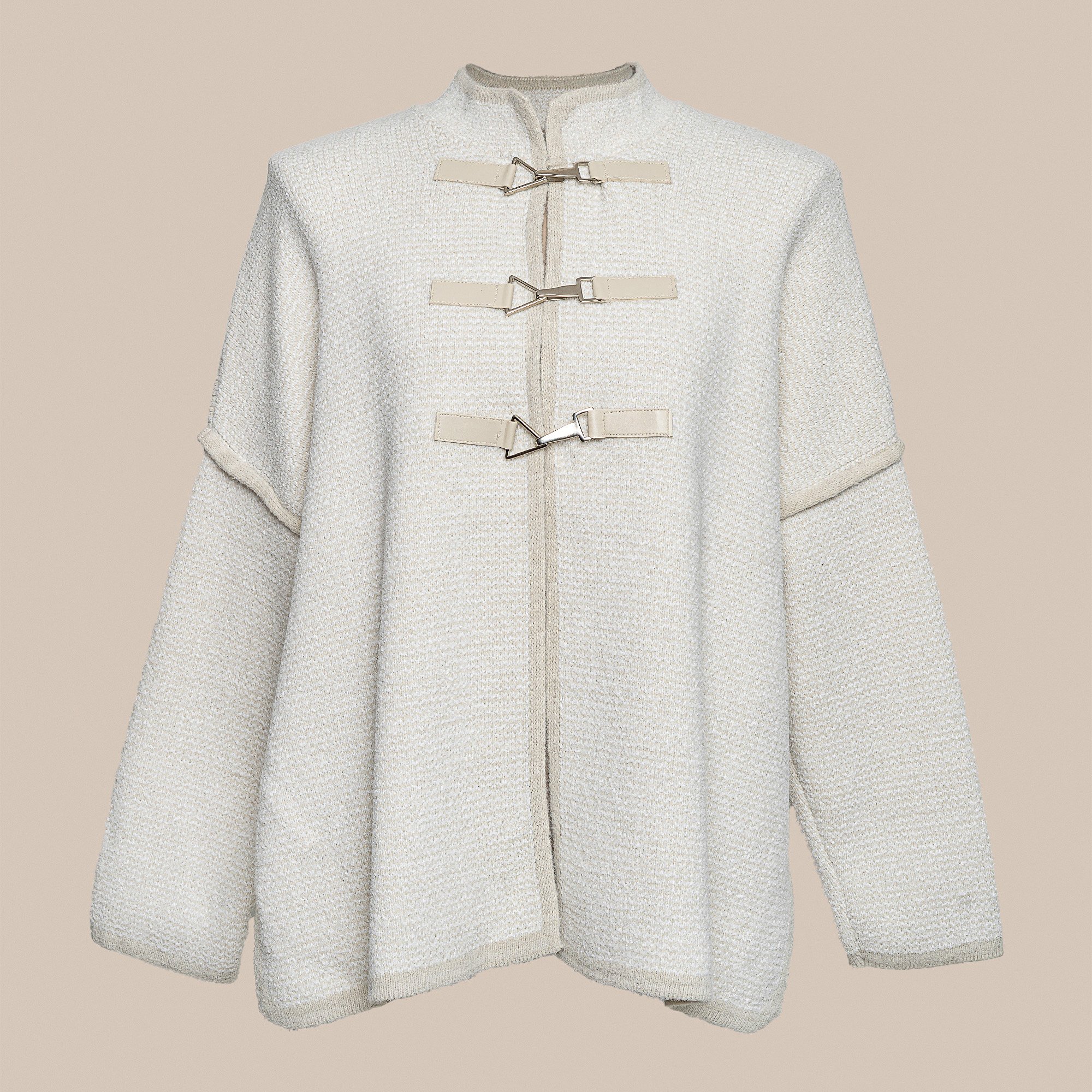 Casaco Lapela Tricot Feminina - Michele Tricot