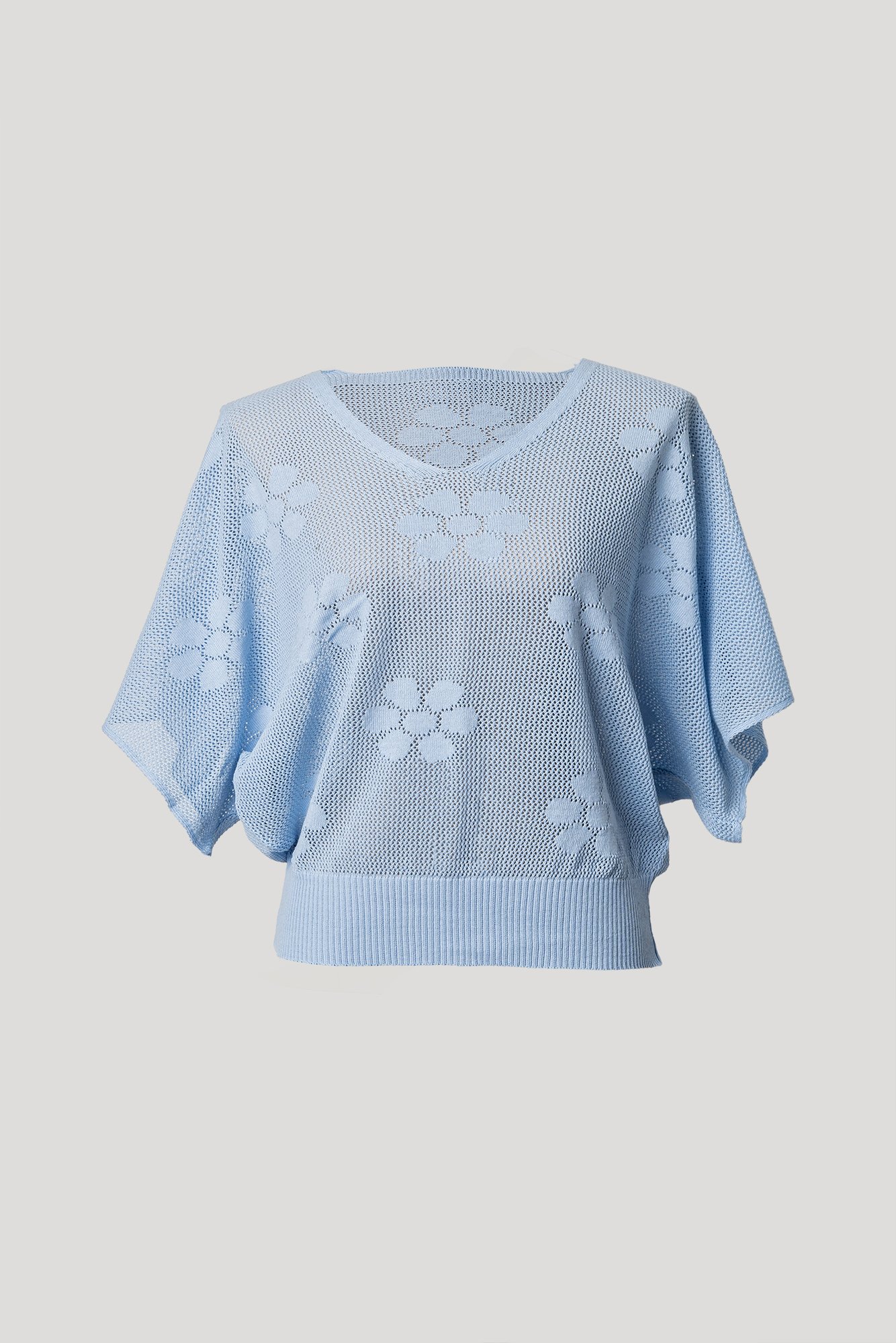 Blusa Flowers Tricot Feminina - Michele Tricot