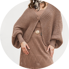 40 saia midi tricot feminina
