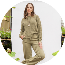44 saia midi tricot feminina