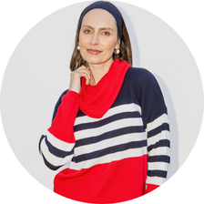 52 saia midi tricot feminina