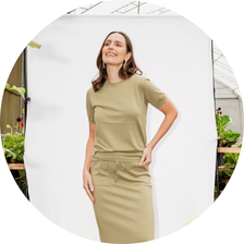 56 saia midi tricot feminina